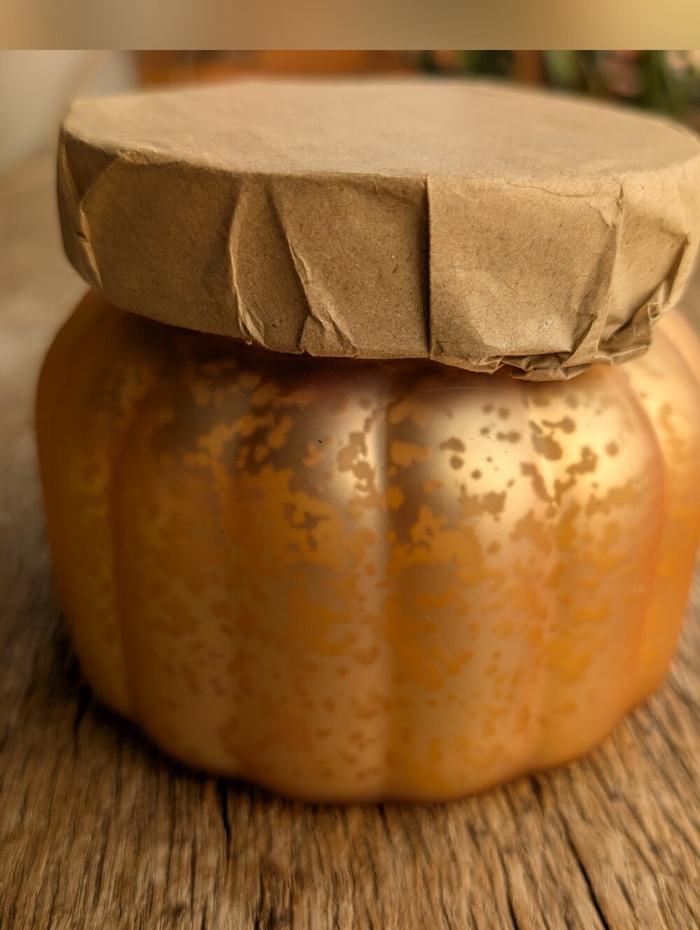 Anthropologie Capri Blue Pumpkin Candle Jar